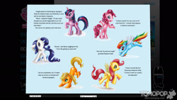 Size: 1920x1080 | Tagged: safe, derpibooru import, applejack, fluttershy, pinkie pie, rainbow dash, rarity, twilight sparkle, unicorn twilight, earth pony, pegasus, pony, unicorn, under the sparkling sea, female, fins, mane six, mare