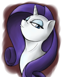 Size: 1024x1280 | Tagged: safe, artist:omgmax, rarity, pony, unicorn, female, horn, mare, white coat