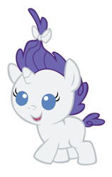 Size: 900x1424 | Tagged: safe, artist:marianhawke, rarity, pony, unicorn, foal, simple background, vector, white background