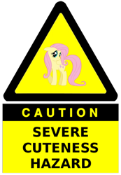 Size: 400x579 | Tagged: safe, fluttershy, pegasus, pony, cute, floppy ears, frown, shy, sign, simple background, solo, transparent background, warning