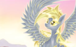 Size: 1920x1200 | Tagged: safe, artist:lightf4lls, derpy hooves, pegasus, pony, female, mare, wallpaper