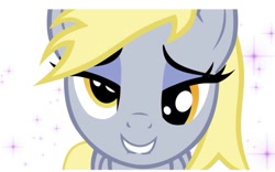 Size: 680x425 | Tagged: safe, derpy hooves, pegasus, pony, bedroom eyes, female, lip bite, mare