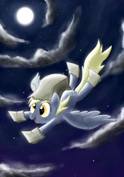 Size: 2800x4000 | Tagged: safe, artist:frostmusic, derpy hooves, pegasus, pony, female, mare, paper bags