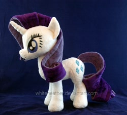 Size: 1698x1542 | Tagged: safe, artist:whiteheather, rarity, pony, irl, photo, plushie, solo