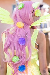 Size: 480x720 | Tagged: safe, artist:cassierolee, fluttershy, human, cosplay, flower, irl, irl human, photo, solo