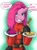 Size: 729x997 | Tagged: safe, artist:mortalshinobi, pinkie pie, earth pony, pony, cherrychanga, chimicherry, chimicherrychanga, deadpool, pinkamena diane pie, pinkiepool