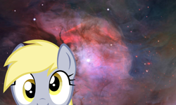 Size: 1024x614 | Tagged: safe, artist:jepso, derpy hooves, pegasus, pony, animated, female, mare, space, svg