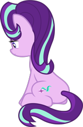 Size: 3890x5890 | Tagged: safe, artist:90sigma, starlight glimmer, pony, unicorn, .svg available, frown, sad, simple background, sitting, solo, transparent background, vector