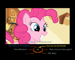 Size: 750x600 | Tagged: safe, artist:boardgamebrony, pinkie pie, earth pony, pony, dialogue wheel, mass effect, parody