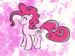 Size: 661x498 | Tagged: artist needed, safe, pinkie pie, earth pony, pony, female, mare, pink coat, pink mane, simple background, solo