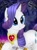 Size: 679x915 | Tagged: safe, artist:iflysna94, rarity, pony, unicorn, female, fire ruby, horn, mare, white coat