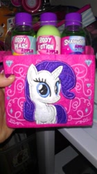 Size: 421x750 | Tagged: safe, rarity, pony, irl, merchandise, photo, shampoo