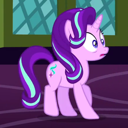 Size: 440x440 | Tagged: safe, screencap, starlight glimmer, pony, a hearth's warming tail, cropped, solo