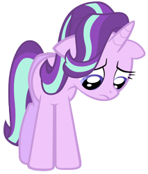 Size: 7000x8200 | Tagged: safe, artist:tardifice, starlight glimmer, pony, unicorn, the crystalling, absurd resolution, cute, female, floppy ears, glimmerbetes, mare, photoshop, sad, simple background, solo, transparent background, vector