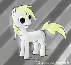 Size: 500x461 | Tagged: safe, artist:chevrium, derpy hooves, pegasus, pony, 30 minute art challenge, crystallized, female, mare, wingless