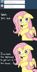 Size: 1200x2287 | Tagged: safe, artist:darkaiya, fluttershy, pegasus, pony, ask, ask sombershy, tumblr