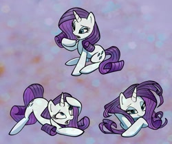 Size: 1329x1118 | Tagged: safe, artist:enolianslave, rarity, pony, unicorn, expressions, female, horn, mare, white coat