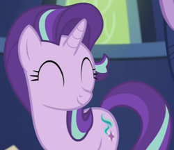 Size: 381x329 | Tagged: safe, screencap, starlight glimmer, pony, unicorn, spice up your life, cute, eyes closed, female, glimmerbetes, mare, solo