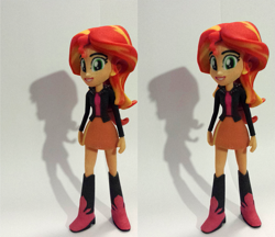 Size: 1159x1000 | Tagged: safe, artist:creatorofpony, sunset shimmer, equestria girls, /mlp/, 3d, cross eye stereogram, enhance, figure, shapeways, smiling, stereoscopy