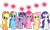 Size: 895x536 | Tagged: safe, derpibooru import, applejack, fluttershy, pinkie pie, rainbow dash, rarity, twilight sparkle, twilight sparkle (alicorn), alicorn, earth pony, pegasus, pony, unicorn, female, heart, hearts and hooves day, looking at you, mane six, mare