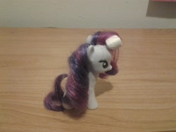 Size: 2048x1536 | Tagged: safe, rarity, pony, brushable, irl, marshmallow, photo, toy