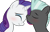 Size: 1000x636 | Tagged: safe, artist:joxxlira, rarity, thunderlane, pony, unicorn, wonderbolts academy, blushing, female, kissing, male, rarilane, shipping, straight