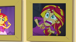 Size: 900x502 | Tagged: safe, edit, edited screencap, screencap, sunset shimmer, equestria girls, equestria girls (movie), rainbow rocks, crossing the memes, exploitable meme, faic, meme, prom queen meme, sunset screamer