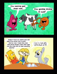 Size: 2538x3282 | Tagged: safe, artist:cartuneslover16, derpy hooves, pegasus, pony, ashley, bart simpson, codename kids next door, crossover, female, mare, mr. men, mr. scatterbrain, mr. tickle, seriously, the simpsons, why cartuneslover why?