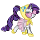 Size: 80x80 | Tagged: safe, artist:kevfin, rarity, pony, unicorn, sleepless in ponyville, camping outfit, sprite