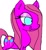 Size: 639x701 | Tagged: safe, artist:roxyrouge187, pinkie pie, earth pony, pony, fangs, piercing, pinkamena diane pie