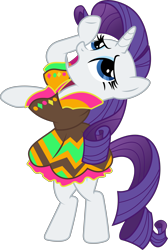 Size: 6000x8924 | Tagged: safe, artist:hourglass-vectors, rarity, pony, unicorn, magic duel, absurd resolution, clothes, dress, simple background, solo, transparent background, vector