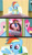 Size: 581x1002 | Tagged: safe, derpibooru import, edit, edited screencap, screencap, fluttershy, pinkie pie, rainbow dash, earth pony, pegasus, pony, read it and weep, air gear, bed, comic, exploitable meme, hospital bed, manga, meme, reading, reading rainbow, screencap comic