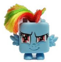 Size: 199x200 | Tagged: safe, derpibooru import, rainbow dash, pegasus, pony, fidget cube, official, toy, wat