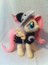 Size: 1936x2592 | Tagged: safe, artist:planetplush, fluttershy, private pansy, armor, irl, outfit, photo, plushie, smiling, solo