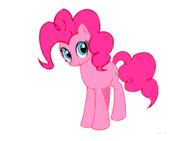 Size: 500x400 | Tagged: safe, artist:jiayi, pinkie pie, earth pony, pony, animated, cute, diapinkes, female, looking at you, mare, simple background, solo, white background, wink