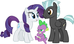 Size: 1153x692 | Tagged: safe, artist:ah-darnit, rarity, spike, thunderlane, dragon, pony, unicorn, female, friendzone, jealous, male, rarilane, shipping, simple background, straight, transparent background, vector