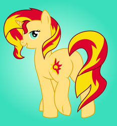 Size: 6000x6444 | Tagged: safe, artist:a-jewel-of-rarity, sunset shimmer, pony, unicorn, absurd resolution, bunset shimmer, looking at you, plot, trace, vector trace, walking