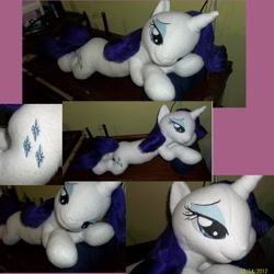 Size: 1500x1500 | Tagged: safe, artist:tres-apples, rarity, irl, photo, plushie