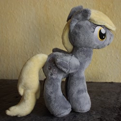 Size: 1405x1405 | Tagged: safe, artist:siora86, derpy hooves, pony, irl, photo, plushie, solo
