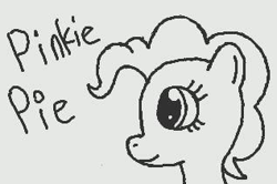 Size: 317x210 | Tagged: safe, artist:maggie-x-awesomeness, pinkie pie, earth pony, pony, 3ds, doodle, solo