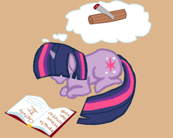 Size: 1186x944 | Tagged: safe, derpibooru import, twilight sparkle, pony, unicorn, book, female, horn, mare, ms paint, purple coat, purple mane, solo