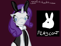 Size: 640x480 | Tagged: safe, artist:gggfrt, rarity, pony, unicorn, 30 minute art challenge, costume, female, horn, mare, solo