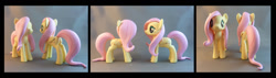 Size: 1500x424 | Tagged: safe, artist:krowzivitch, fluttershy, pony, custom, irl, photo, sculpture, solo