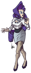 Size: 400x930 | Tagged: safe, artist:theartrix, rarity, human, clothes, female, humanized, simple background, solo, transparent background