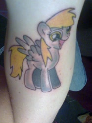 Size: 720x960 | Tagged: safe, derpy hooves, human, pony, irl, photo, tattoo, traditional art