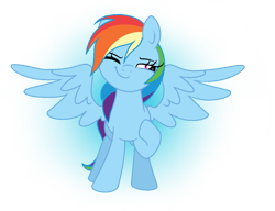 Size: 1222x940 | Tagged: safe, artist:lieutenantkyohei, derpibooru import, rainbow dash, pegasus, pony, female, mare, one eye closed, simple background, solo, transparent background, wink