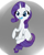 Size: 801x993 | Tagged: safe, artist:lostpegasister, rarity, pony, unicorn, cutie mark, gem, nom