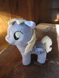 Size: 2736x3648 | Tagged: safe, artist:munchforlunch, derpy hooves, pony, filly, irl, photo, plushie, solo