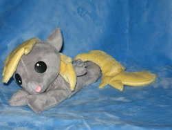 Size: 2592x1944 | Tagged: safe, artist:whiteheather, derpy hooves, pony, beanie (plushie), irl, photo, plushie, solo