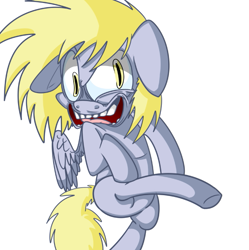 Size: 663x666 | Tagged: safe, artist:extradan, derpy hooves, oc, oc:jerky hooves, pegasus, pony, .mov, female, mare